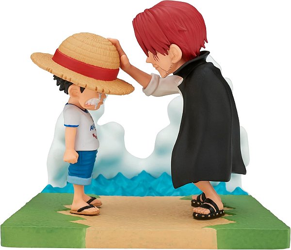 One Piece - Akagami no Shanks - Monkey D. Luffy - Log Stories - World Collectable Figure (Bandai Spirits) PRONTA ENTREGA