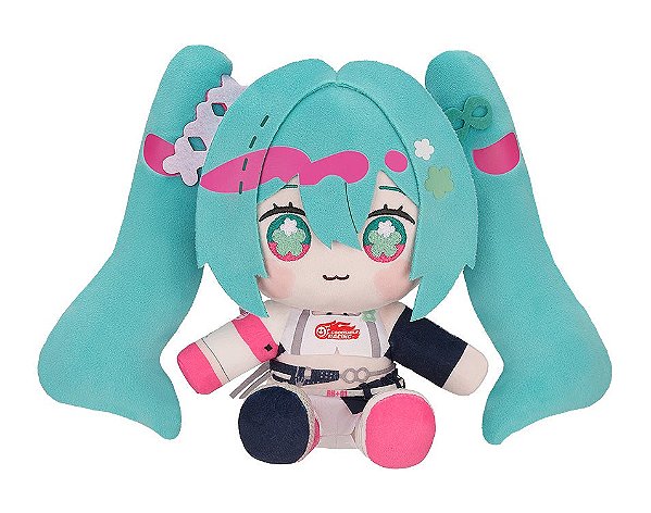 Pelúcia - Hatsune Miku - Huggy Doll - Racing Ver. 2025 (Good Smile Company) - Pronta Entrega