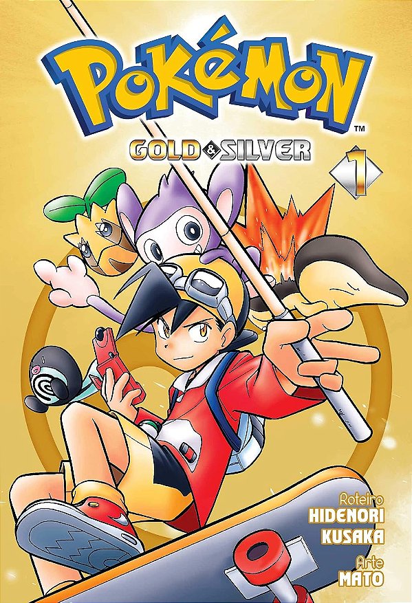 Pokémon Gold And Silver - Vol. 01 - Panini - Lacrado - Novo