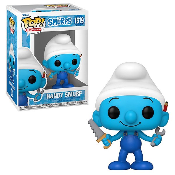 Boneco Funko Pop! Os Smurfs - Habilidoso #1519 - PRONTA ENTREGA
