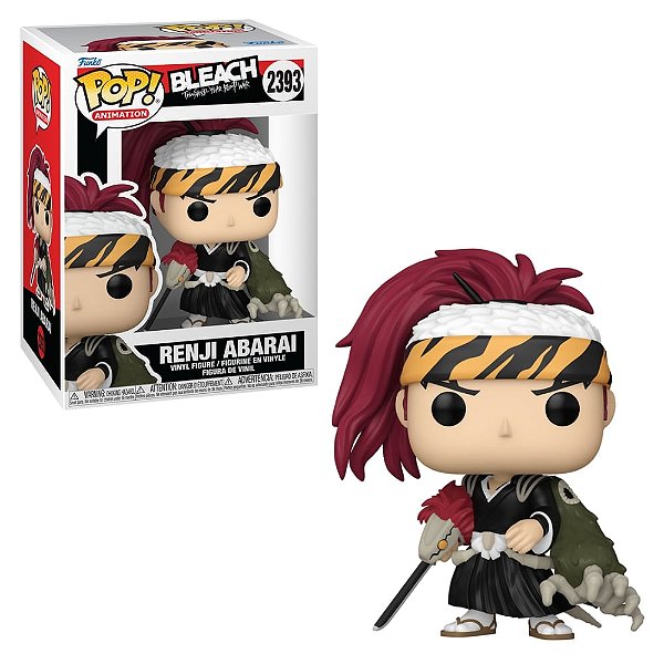 Boneco Funko Pop! Bleach - Renji Bankai #2393 - PRONTA ENTREGA