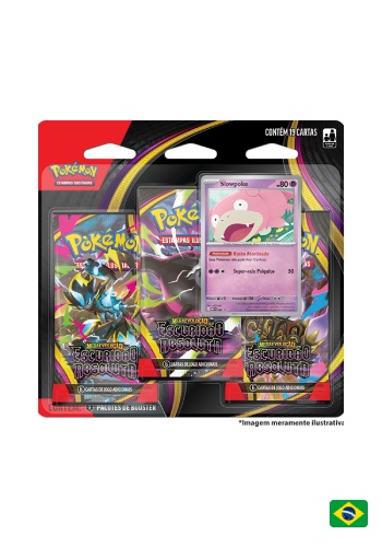 Pokémon TCG - Blister Triplo Megaevolução 5 - Escuridão Absoluta - (PT-BR)