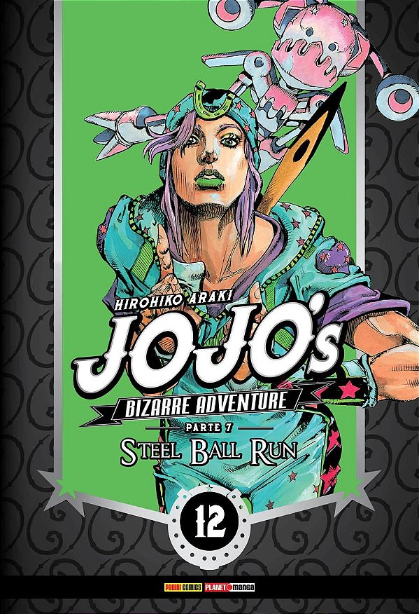 Jojo's Bizarre Adventure – Parte 7 – Steel Ball Run - Vol.12 - Panini - Lacrado - Novo