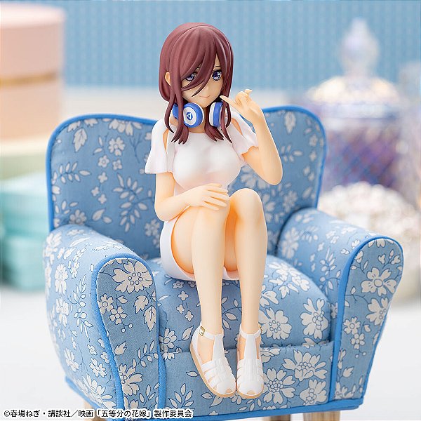 Eiga Gotoubun no Hanayome - Nakano Miku - Premium Chokonose Figure (SEGA) - Pronta Entrega