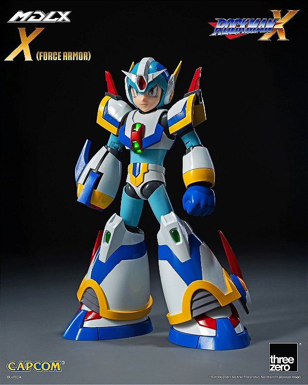 Rockman X4 - X - MDLX - Force Armor (ThreeZero) - PRÉ-VENDA