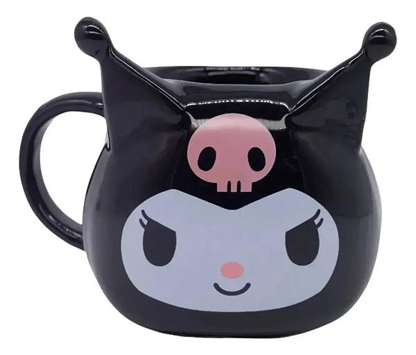 Caneca Ornamento Decorativo Kuromi Hello Kitty - Zonacriativa - Pronta Entrega