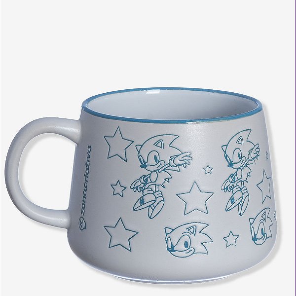 Caneca Moma Sonic 500ml - Zonacriativa - Pronta Entrega