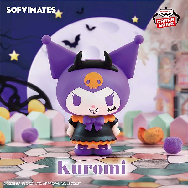 Sanrio Characters - Kuromi - Ookina Sofvimates - Sofubi Figure - Halloween (Bandai Spirits) - RESERVA