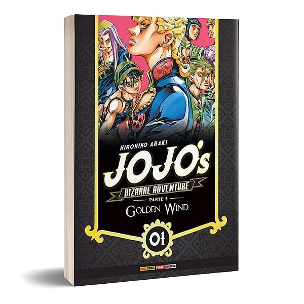 Jojo's Bizarre Adventure Parte 5: Golden Wind - Vol. 01 - Panini - Lacrado - Novo