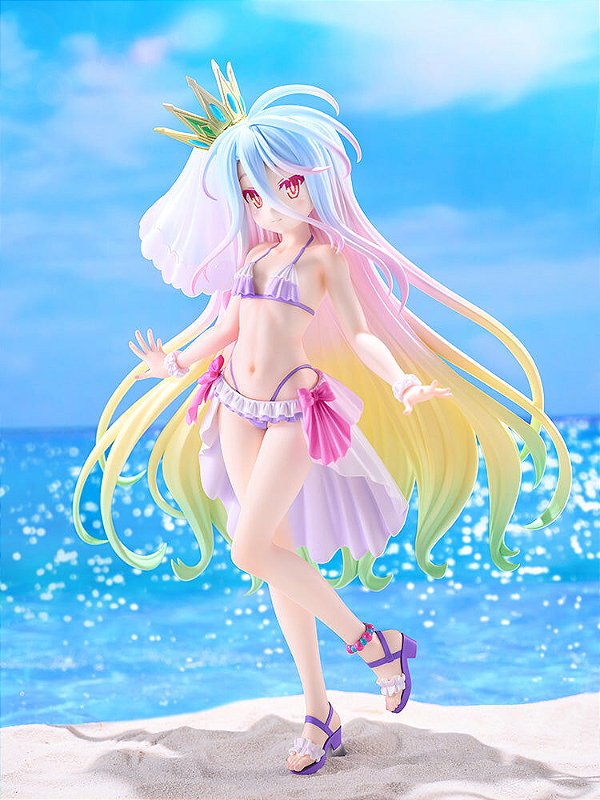 No Game No Life - Shiro - Tenitol - Tenitol Tall - Swimsuit Dress Ver. (FuRyu) - PRÉ-VENDA