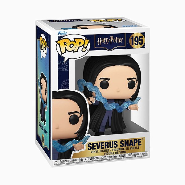 Boneco Funko Pop! Harry Potter - Snape Com Patrono #195 - PRONTA ENTREGA