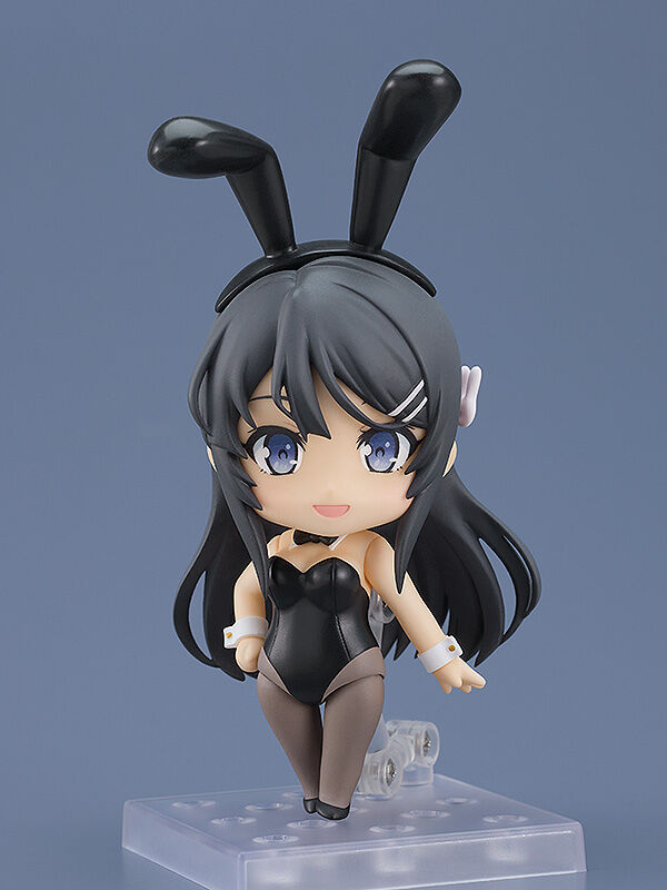 Seishun Buta Yarou wa Bunny Girl Senpai no Yume wo Minai - Sakurajima Mai - Nendoroid (#2417) - Bunny Girl Ver. (Good Smile Company) - PRÉ-VENDA