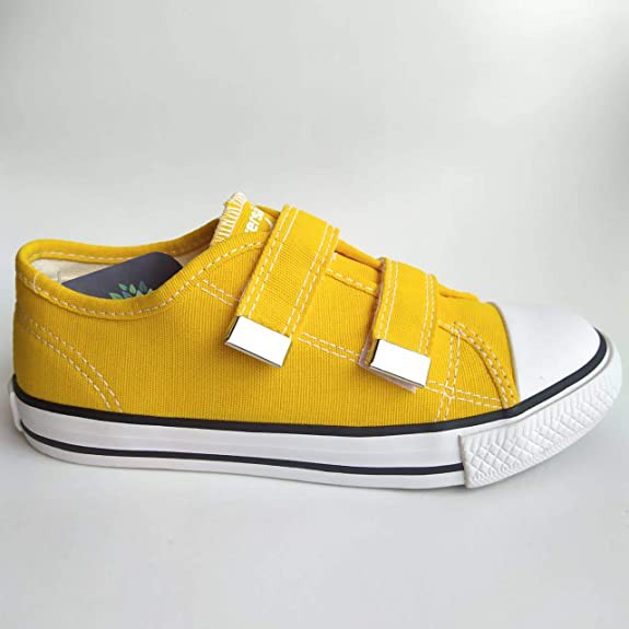 Tênis Canvas Amarelo Velcro Diversão #progressivo