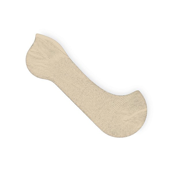 MEIA SAPATILHA MICRO INVISÍVEL FEMININA TAM 37-39 BEGE