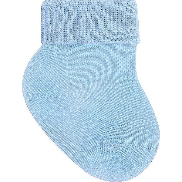 MEIA LISA RN UNISSEX PIMPOLHO AZUL