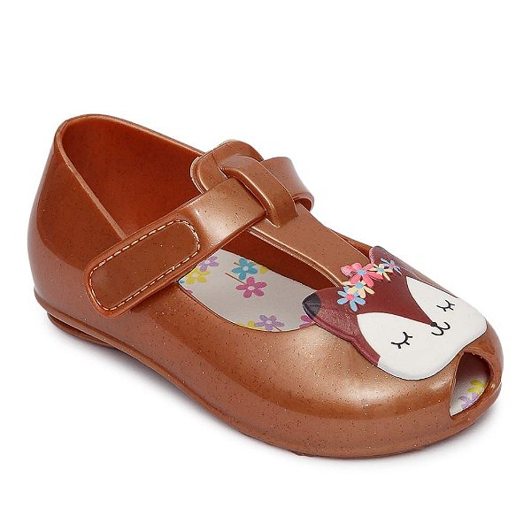 SAPATO PIMPOLHO SAPATILHA COLORÊ COBRE RAPOSA