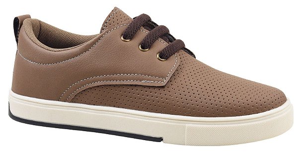 Sapatênis Casual Gibizinho Masculino Marrom whisky