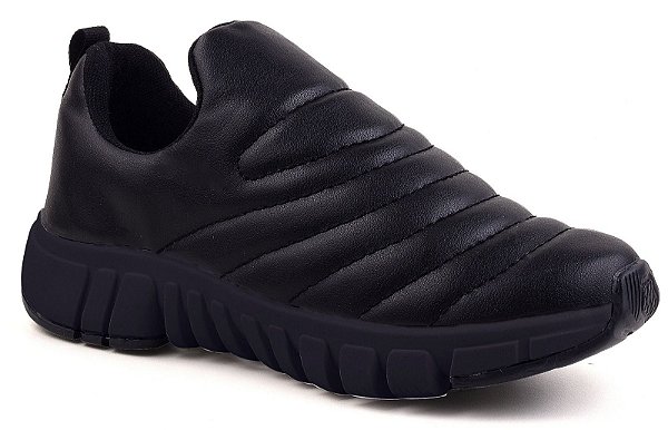 Tenis Jogging Gibizinho Preto Sintético #progressivo