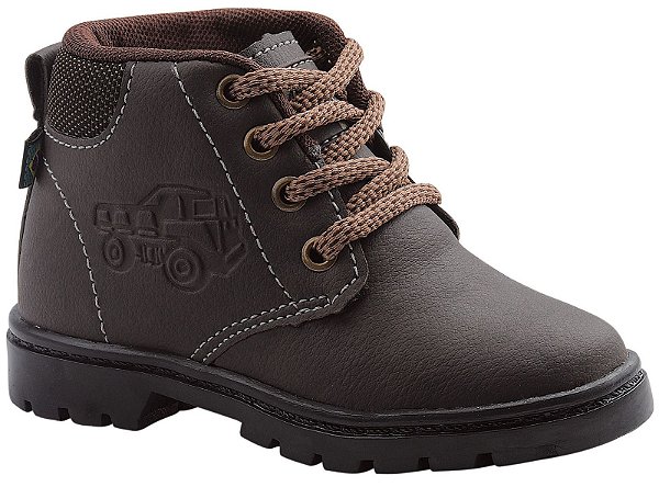 Bota Coturno Gibizinho Masculino Café