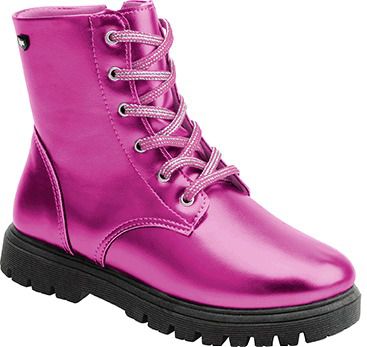 Coturno Feminino World Colors Rosa Pink Metalizado