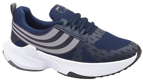 Tênis Gibizinho Jogging Azul Cinza e Branco