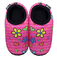 Sapatilha de Neoprene CREP Love Rosa  com Florzinhas