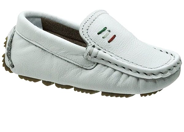 Sapato Drive Mocassim Masculino Branco Laroche