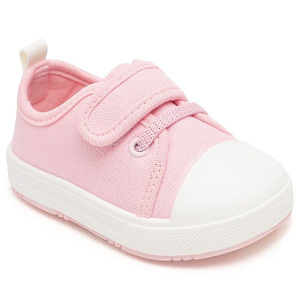 Tênis Pimpolho com Velcro Rosa