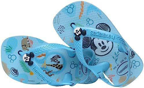 Chinelo Havaianas com Elástico Baby Disney Mickey Azul Bebe