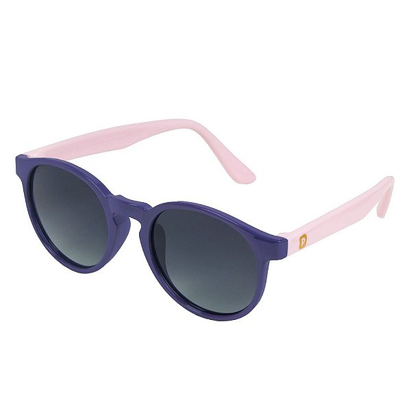Óculos de Sol Infantil Flexível Pimpolho Roxo e Rosa