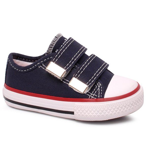 Tênis Canvas Azul Marinho Velcro Diversão