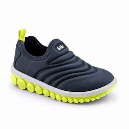 Tênis Bibi Roller 2.0 Azul Marinho e Amarelo Neon