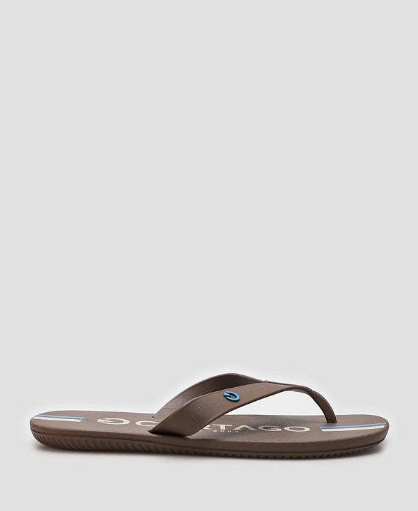 Chinelo Cartago Atlanta Marrom e Azul