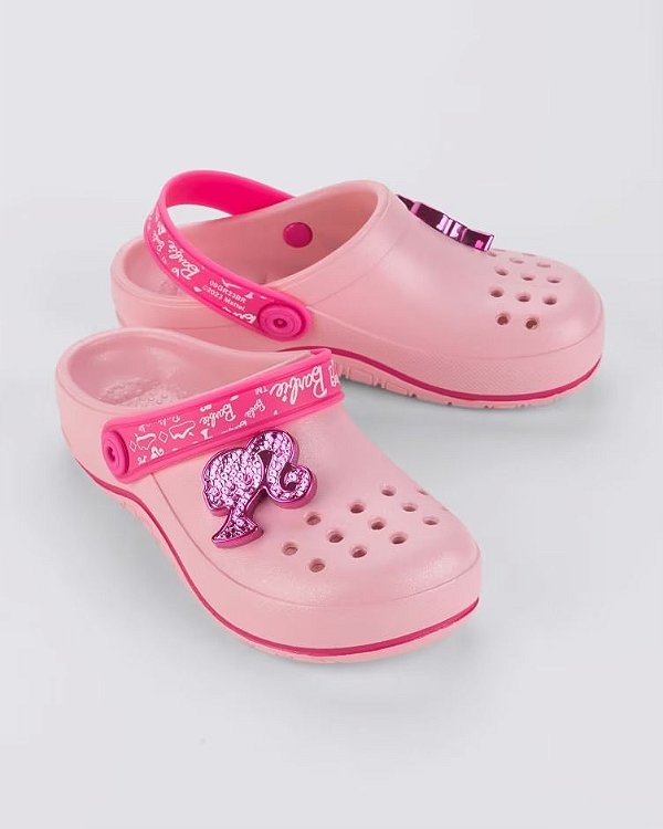 Babuche Barbie Grendene Rosa Claro