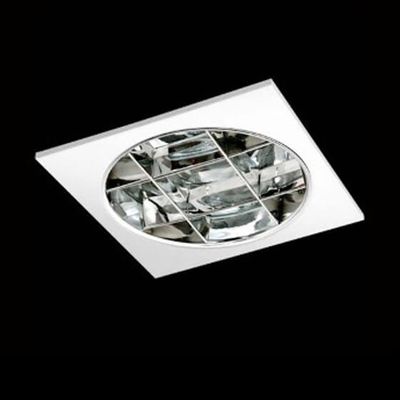 LUMINÁRIA EMBUTIR ALTO RENDIMENTO LOUVER BL1036/2 BELLA LUCE
