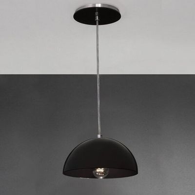 PENDENTE LUNA ACRILICO PRETO