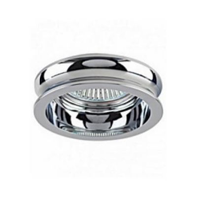 SPOT EMBUTIDO REDONDO EM  ALUMÍNIO CROMADO YD912 BELLA