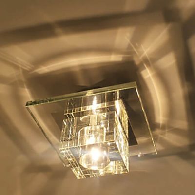PLAFON CRISTAL TRANSLUCIDO VIDRO SD7501 STELLA