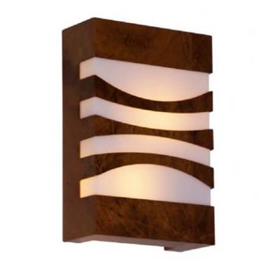 ARANDELA RETANGULAR ONDULADA MADEIRA IMBUIA ACCORD