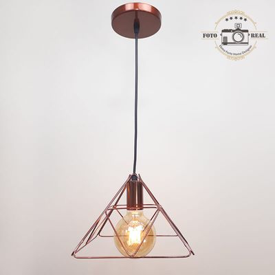 PENDENTE ARAMADO FOLKER PIRAMIDE P COBRE