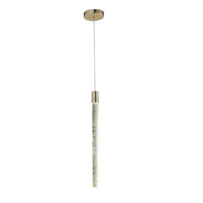 PENDENTE CILÍNDRICO AUSTIN GOLD LED - HEVVY