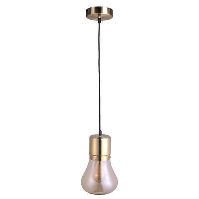 PENDENTE BEAD CHAMPAGNE DOURADO VIDRO NEW LINE