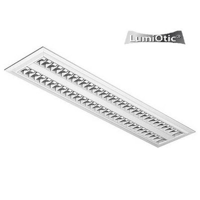 LUMINÁRIA EMBUTIR RETANGULAR ALTO RENDIMENTO 02XT5 28W E82 ABALUX