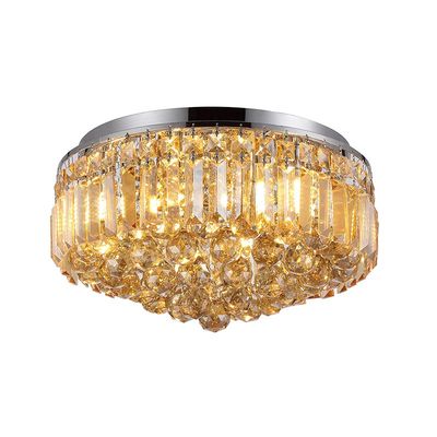 PLAFON CRISTAL REDONDO KRI BELLA ILUMINAÇÃO AMBAR