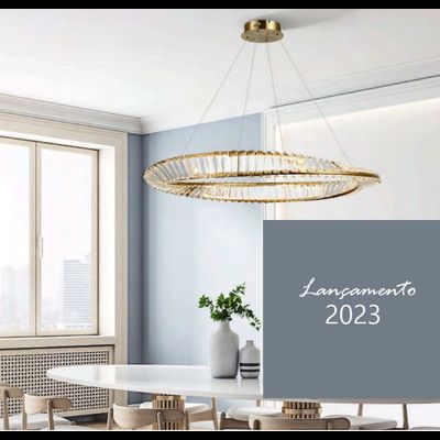 PENDENTE LED VOUGUE 165 DOURADO