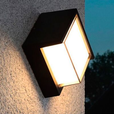 ARANDELA MINI IGLU PRETO LED