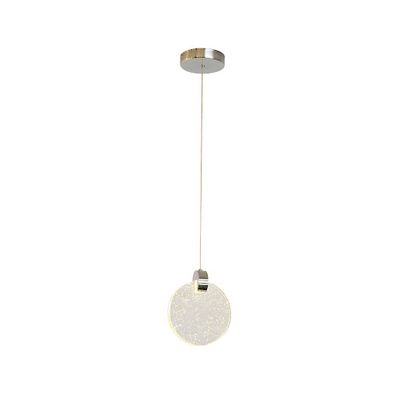 PENDENTE SAIGON CHROME LED 3000K HEVVY