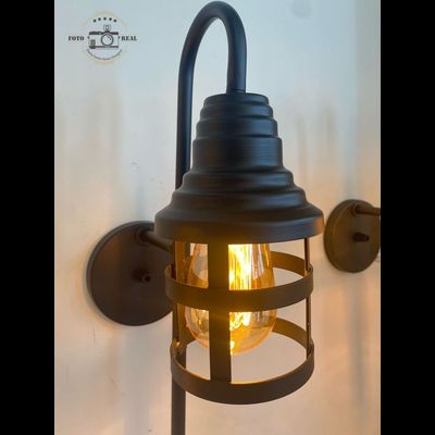 ARANDELA COLONIAL RETRO PRETO