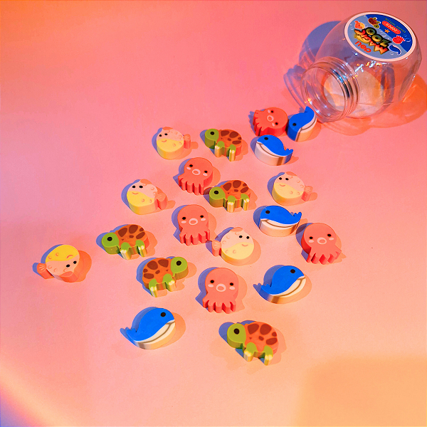 Mini Borracha Oceano Sortida (1 unidade)