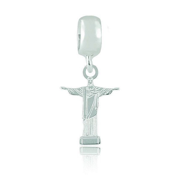 Berloque Cristo Redentor prata 925